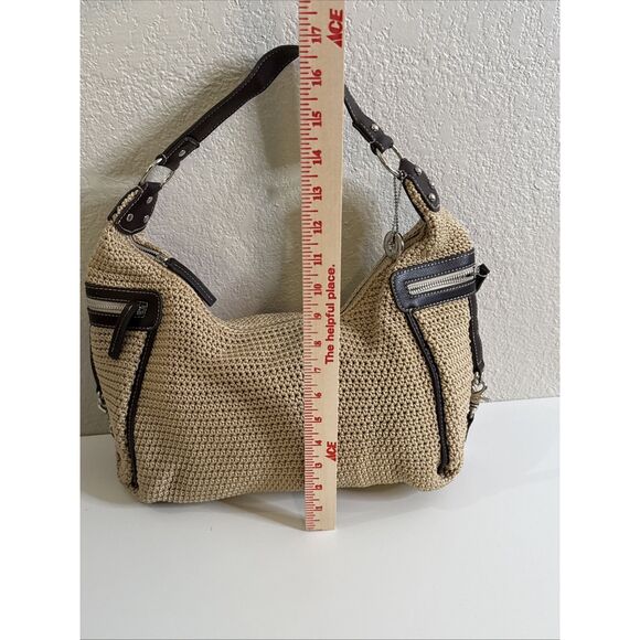Leanne hobo bag by The Sak New NWT Crochet Tan Beige Pockets Shoulder Purse - Picture 10 of 16